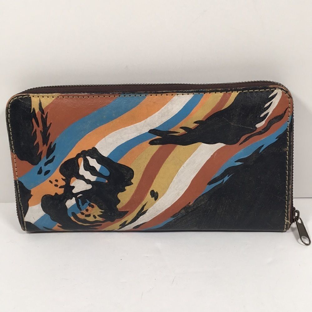 Cleobella Large Wallet or Organizer Accordion Zip Around